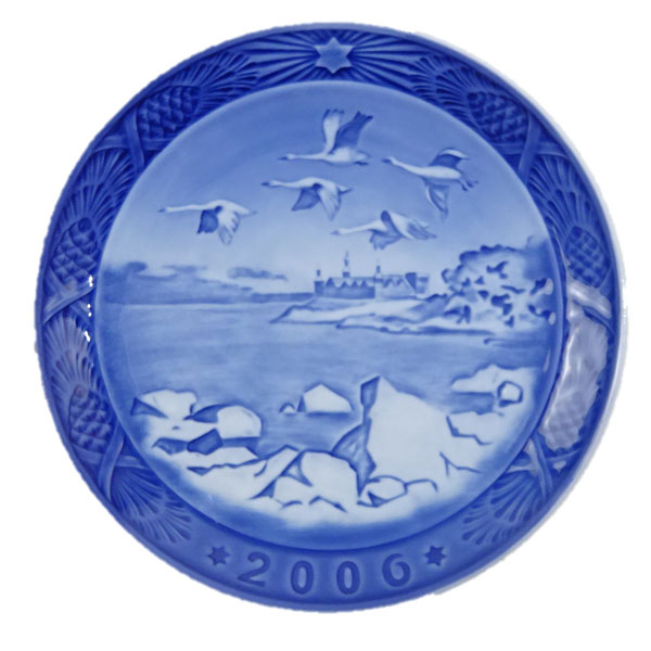 楽天市場】ロイヤルコペンハーゲン イヤープレート 2022 FREDERIKSBORG