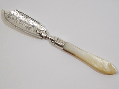 楽天市場】シルバーバターナイフ 紋章柄 6本セット 送料無料 : 輸入