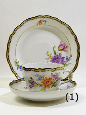 staffordshire potteries トリオセット 5客セット ショッピング半額