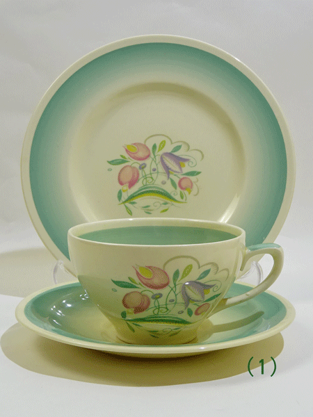 スージークーパー ドレスデンスプレイ トリオセット x2 大プレート 全7