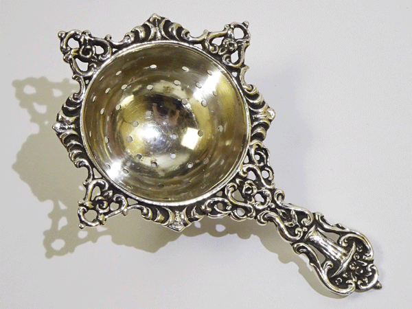 楽天市場】シルバーティーストレーナー 茶こし シェル 送料込み : 輸入