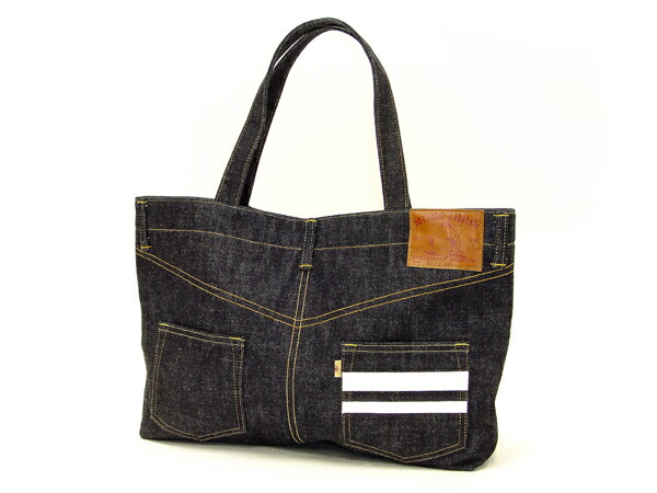 Momotaro Jeans Jean Style Tote Bag A4 Men S Casual Anese Denim B 11