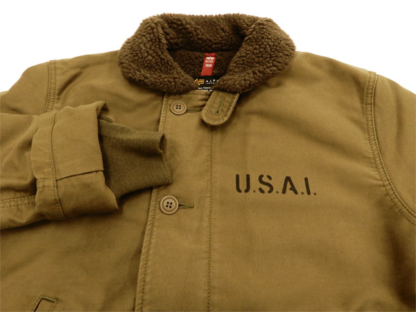 ジャケット・アウター 90s Alpha industries USA N-1 deck jacket Other Designers Vintage - Vintage Alpha Industries Inpsired
