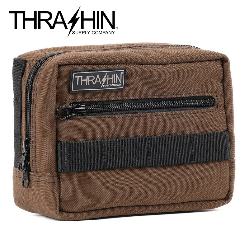 スラッシンサプライ■ハンドルバーバッグ ブラウン Thrashin Supply HandleBar Bag THB-0006