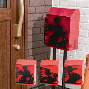 シルエットポスト シルエットポスト Disney 新聞受け 郵便受け 送料無料 ディズニー セトクラフト 玄関 門用エクステリア おしゃれ かわいい メールボックス 送料無料 セトクラフト ポスト Disney シルエットポスト ディズニーの人気キャラクターがシルエットに
