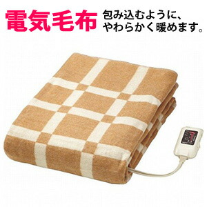 ＼ページ限定・カードケース付／　電気敷き毛布 ダニ退治 【送料無料】【電気毛布 SB-KG201】 電気敷毛布 電気毛布 暖房器具 タイマー 掛敷兼用毛布