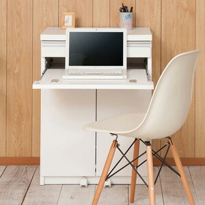 オシャレ 送料無料 リビング収納 スタイリッシュ Pcデスクキャビネット パソコンデスク Pcデスク パソコンラック 幅60 幅60 送料無料 リビングボード キャビネット型 スライドテーブル ワークデスク 日本製 ページ限定 カードケース付 スタイリッシュ
