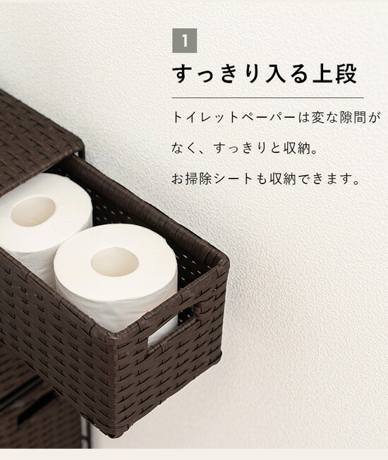 ページ限定 カードケース付 トイレットペーパーホルダー Rtr 2429 送料無料 隙間ラック トイレラック スリムラック 防水 薄型 トイレ収納ラック ラタン調 オシャレ septicin Com