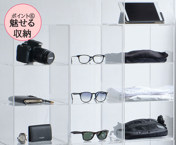 第1位獲得!】 \ページ限定 カードケース付 クロシオ アクリリック 最安値販売中 【送料無料】アクリリック シューズラック 2個組 棚/ラック