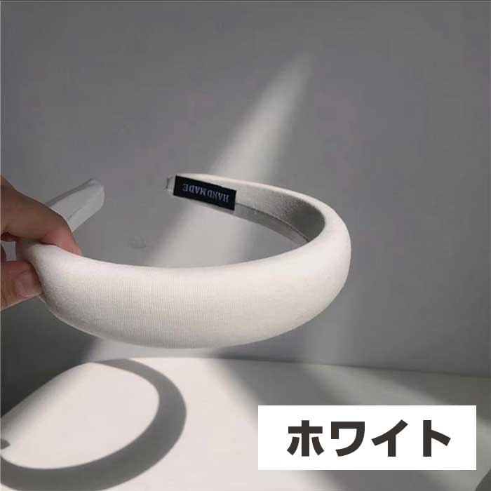 パステルカラーのボリュームカチューシャ(全5色)
