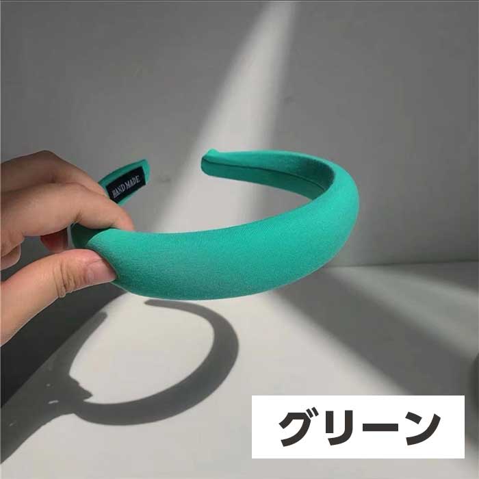 パステルカラーのボリュームカチューシャ(全5色)