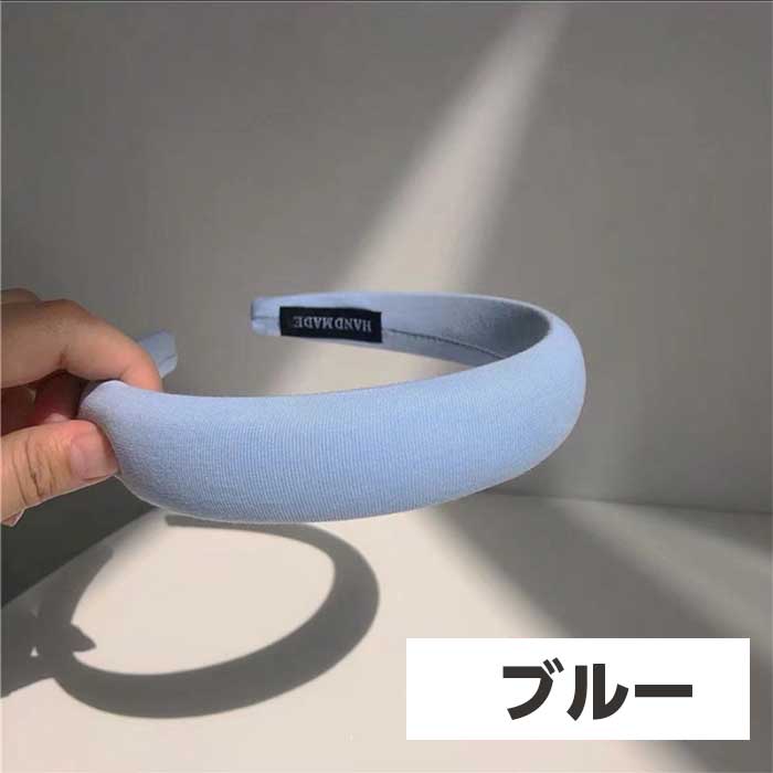 パステルカラーのボリュームカチューシャ(全5色)