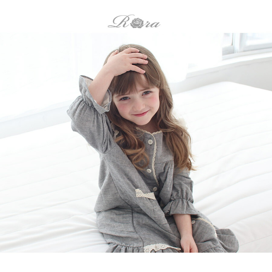 50 Off 楽天市場 子供服rora カラン パジャマ ワンピース 子供 キッズ パジャマ 女の子 可愛い 長袖 ワンピース フリル レース ポケット 姉妹 お揃い 子供服 ルームウェア ナチュラル 綿100 グレー 春 100 110 1 130 140 150 子供服 ピンクキャット 在庫限り