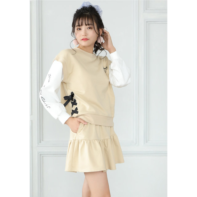 9 17new Pinkhunt ピンクハント ベスト レイヤード風 セットアップ 5964k 子供服 キッズ ジュニア 女の子 Ph 中学生 ファッション 服 小学生 かわいい 韓国子供服 Nerodesign Com Br