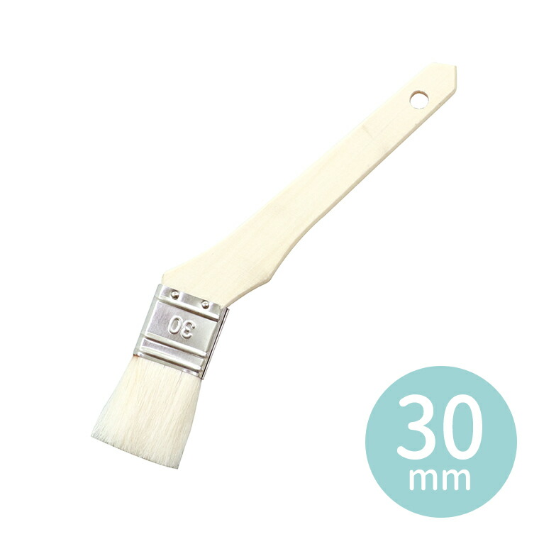 楽天市場】仕上刷毛 40mm 白毛【ハケ ブラシ 画材】看板 ポスター 舞台