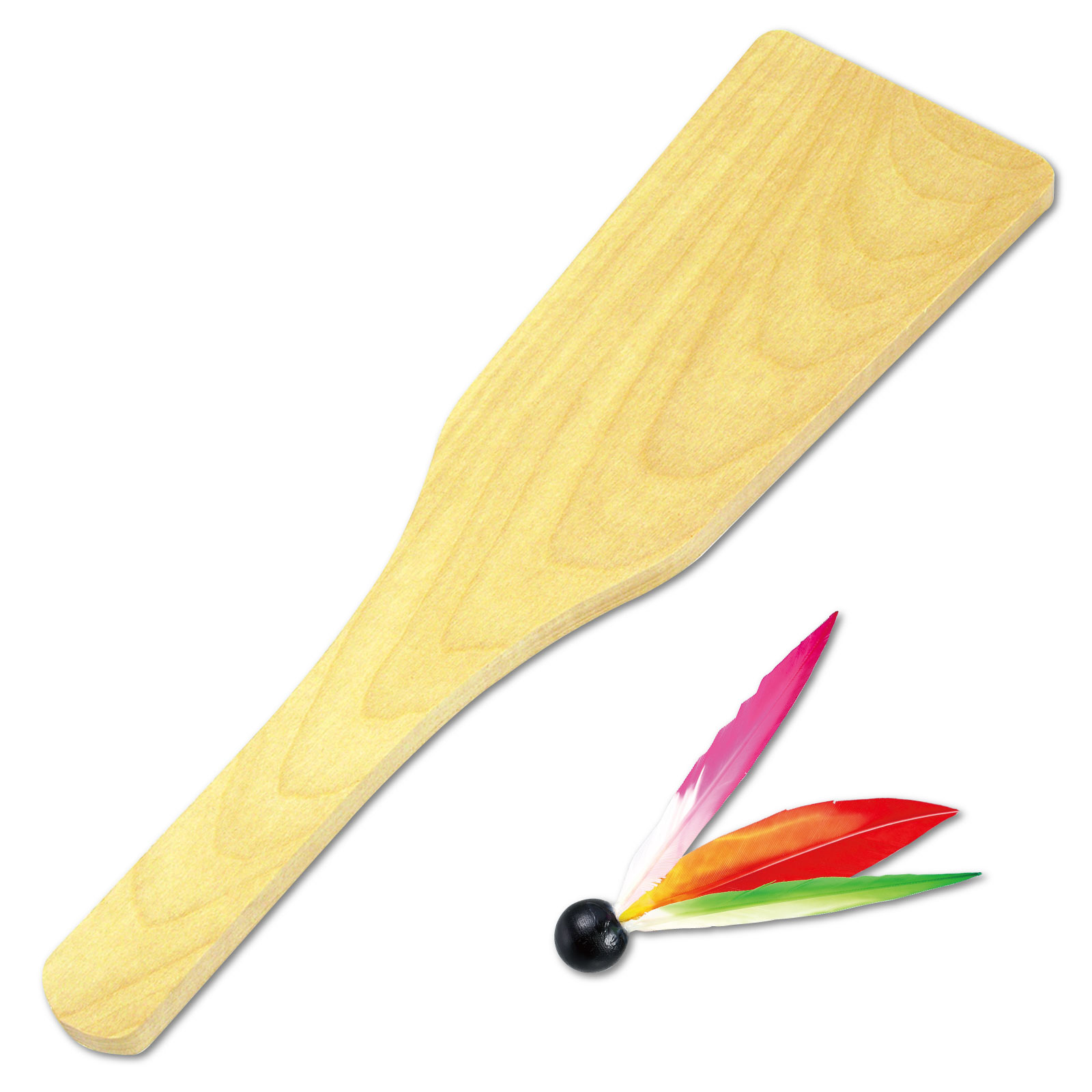 楽天市場】はご板 木製 羽根付 1個入 / 女の子 初正月 羽子板