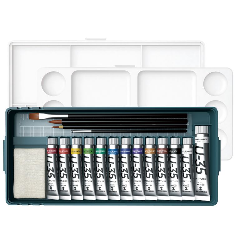 楽天市場】ターナー U35アクリリックスプライムセット12色13本セット