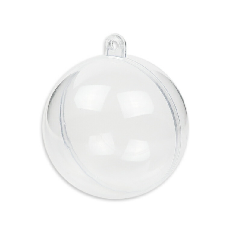 特別価格MANCHAP (マンチャップ) クリアオーナメントボール 40個 80mm プラスチック充填可能ボール 透明クリスマスデコレーションボール アクリル充填可並行輸入 特別価格MANCHAP (マンチャップ) クリアオーナメントボール 40個 80mm