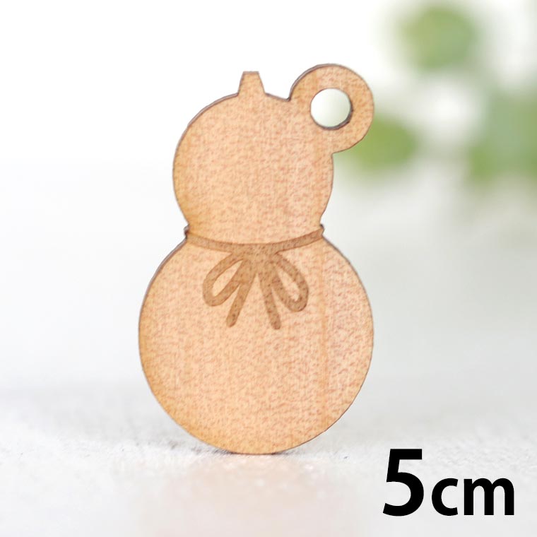 楽天市場】木製チャーム 打ち出の小槌 福 5cm 厚さ3mm アン