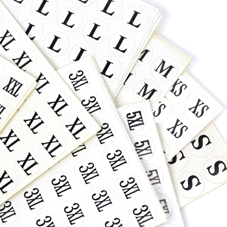 楽天市場】【アウトレット】サイズシール 5XL (10枚 1セット