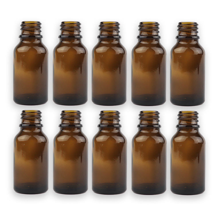 遮光瓶 （茶色）20ml/14本 :遮光瓶 （茶色）10ml/34本 茶色遮光ビン 20ml （ドロッパー付） | カリス成城 WEB SHOP