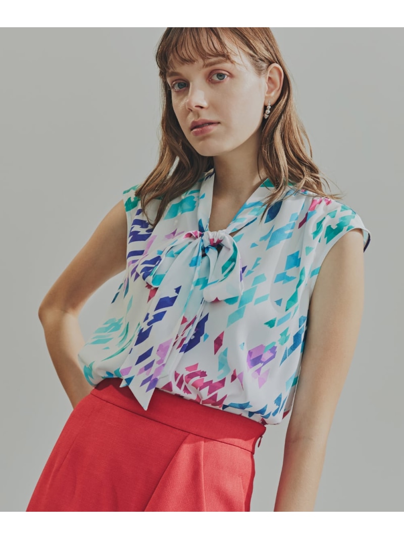 楽天市場】【SALE／50%OFF】◇ジオメトリックアートプリントブラウス