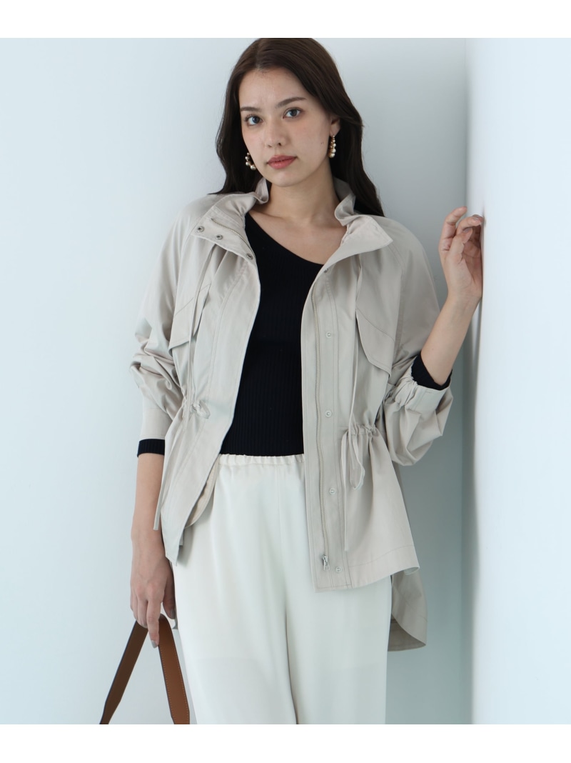 【SALE／40%OFF】[WEB限定カラー]ストレッチツイルマウンテンパーカー PINKY&DIANNE ピンキー アンド ダイアン ジャケット・アウター ブルゾン・ジャンパー カーキグリーン ベージュ【RBA_E】【送料無料】[ Fashion]｜PINKY ＆ DIANNE