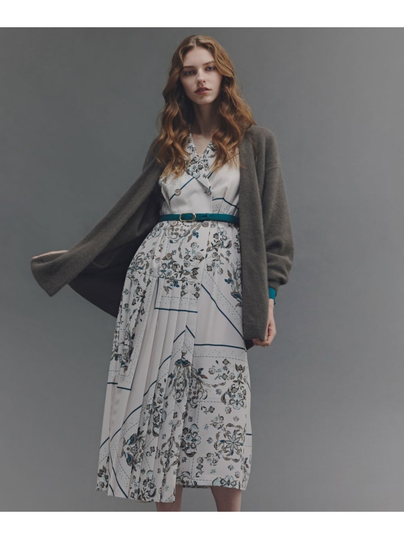 楽天市場】[冨張愛コラボ] スカーフプリントワンピース PINKY&DIANNE