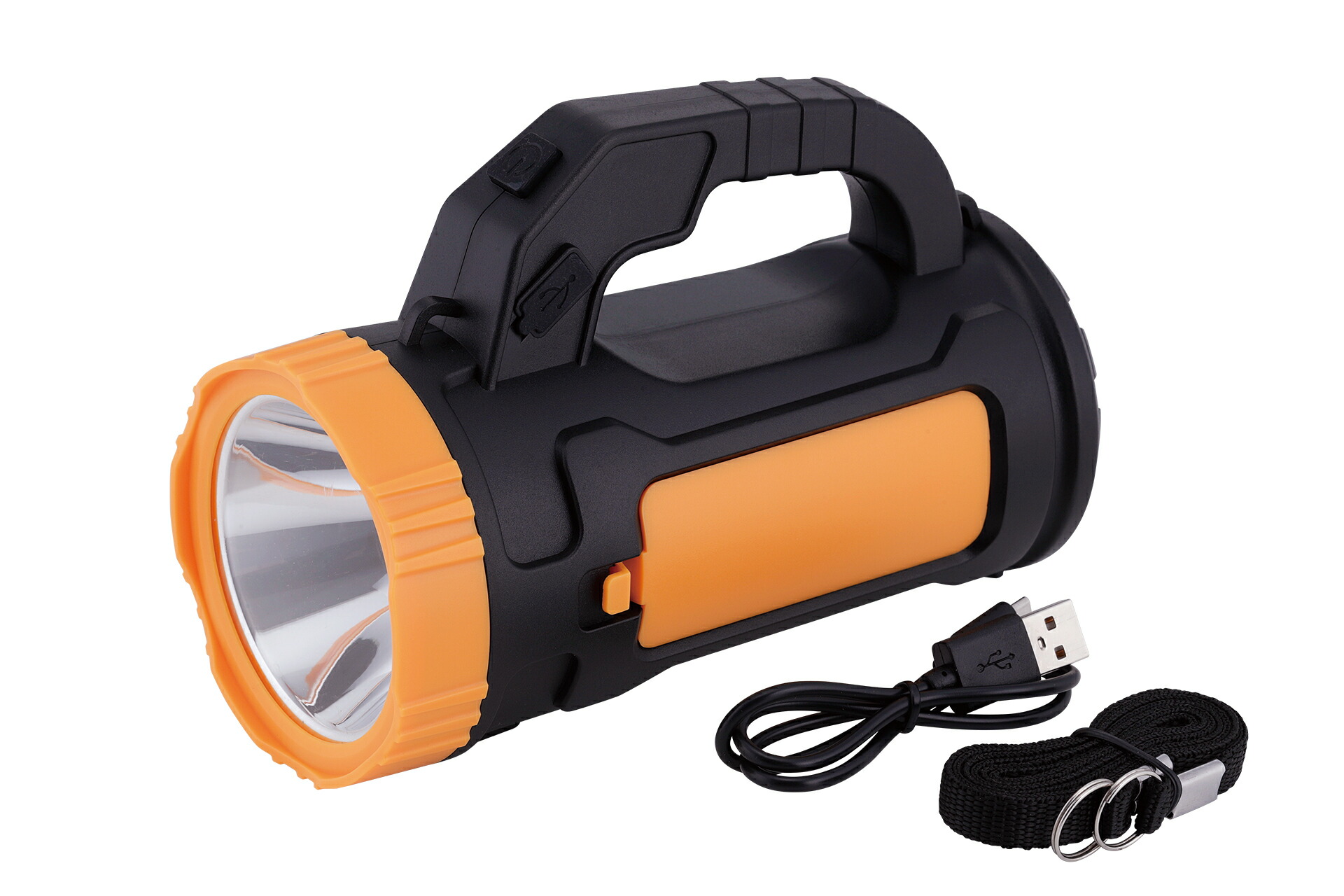 楽天市場】乾電池でも使える充電式5W LEDサーチライト(SV-7213)USB充電