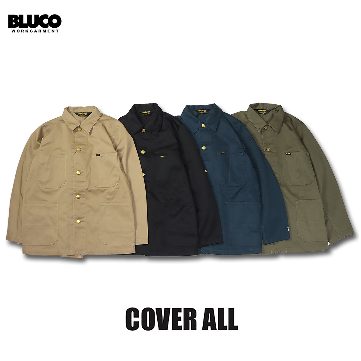 楽天市場】BLUCO/ブルコ 12oz DENIM COVERALL/デニム