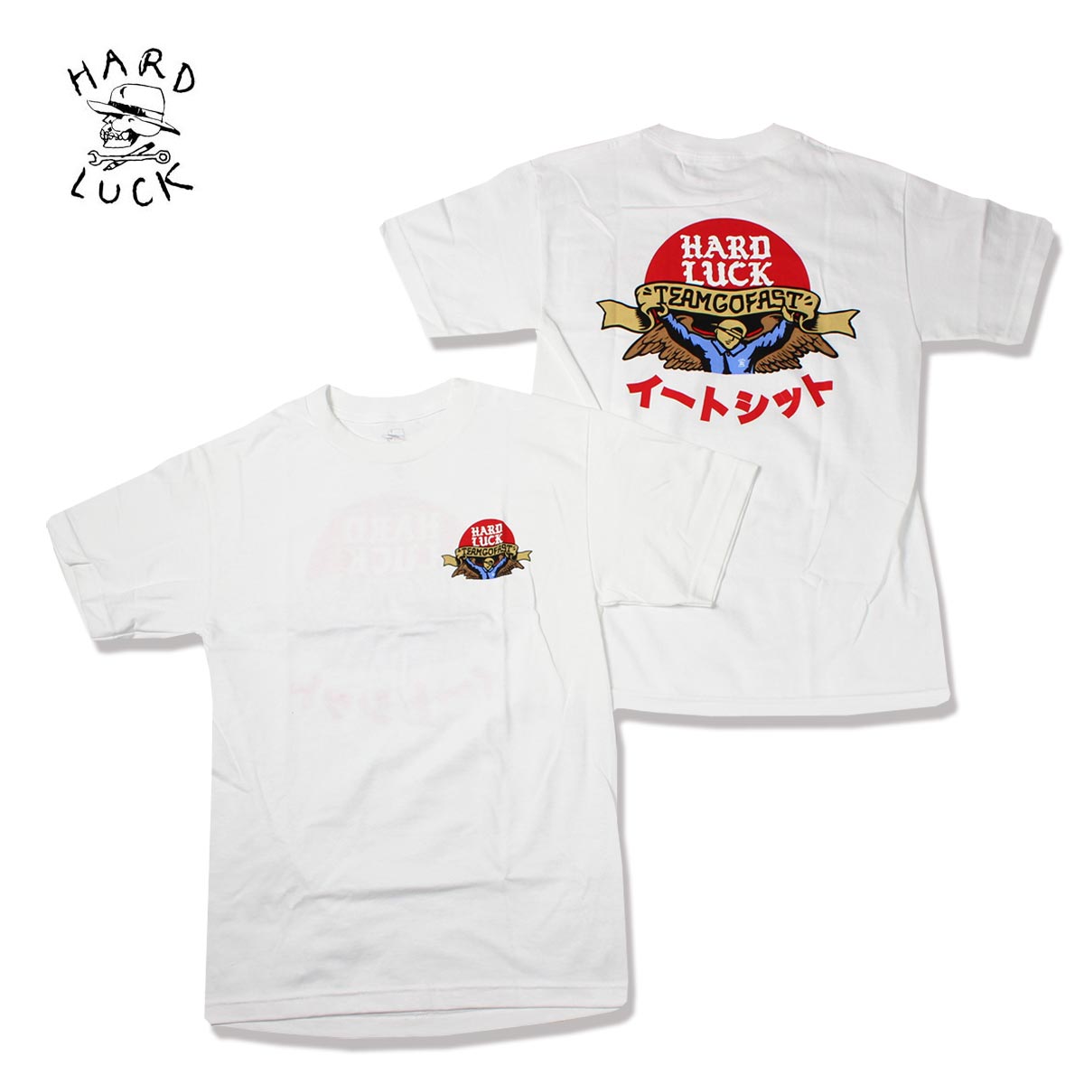 楽天市場】☆送料無料!!☆HARD LUCK(ハードラック)SOL ROJO S/S TEE ホワイト：Pins store