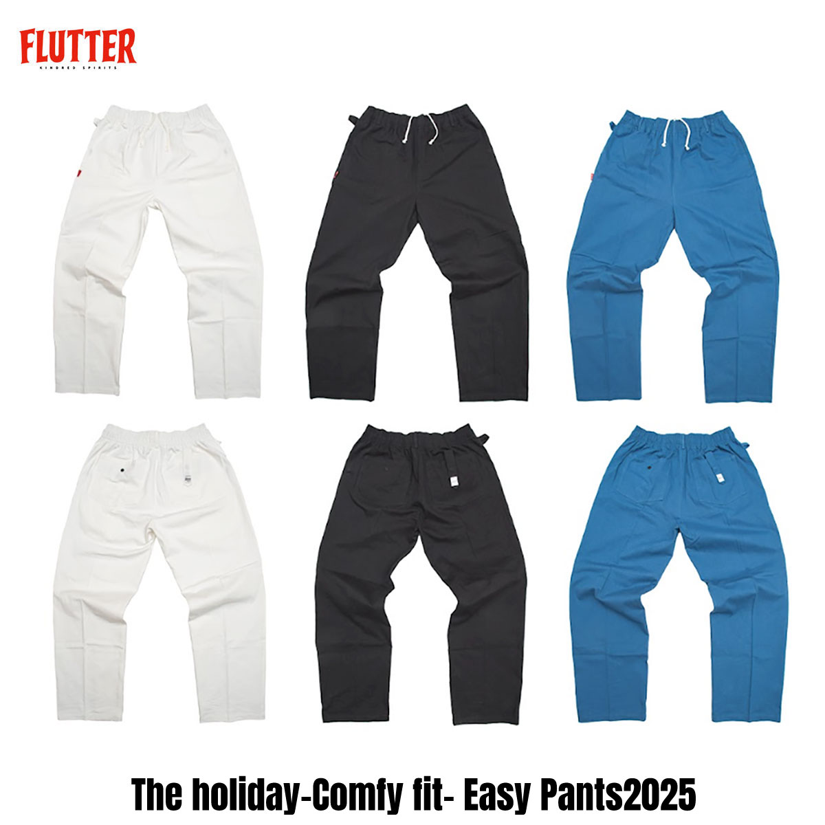 フラッター　flutter イージーパンツ　レオパード 全2色【FLUTTER/フラッター】2025SS「The Holiday-Comfy fit