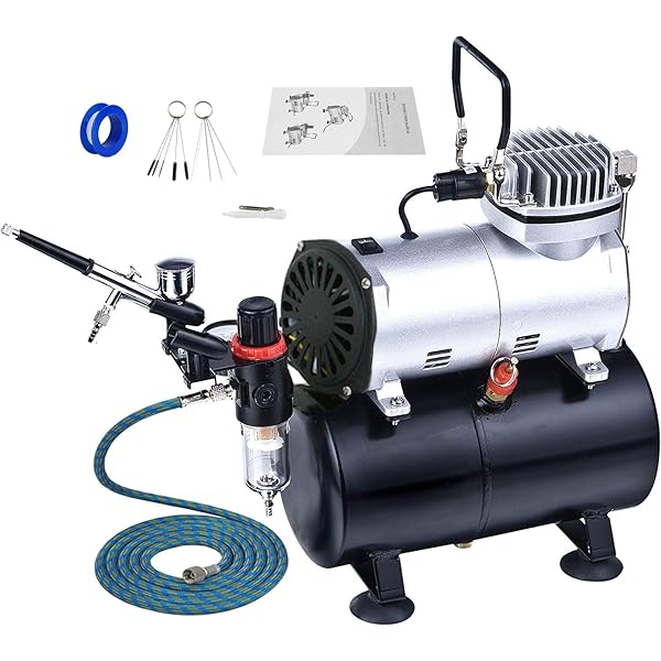 楽天市場】【送料無料】Ausuc エアブラシ コンプレッサー セット