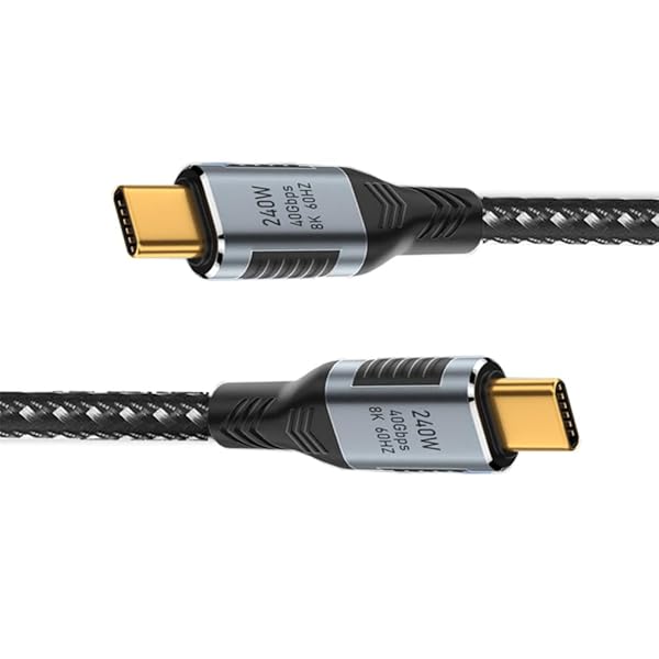 cablecc Certificazione USB IF Cavo USB 4 40Gbps 240W Compatibile con