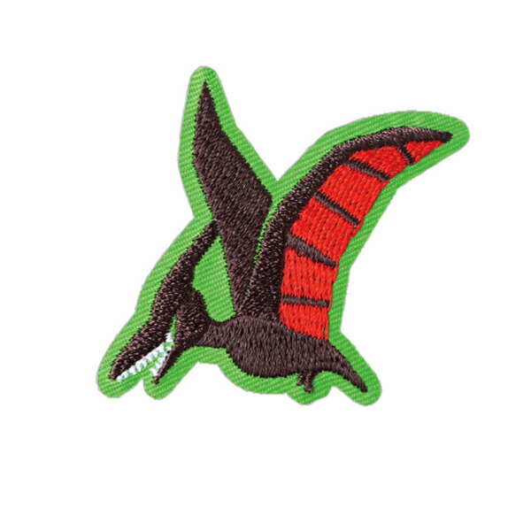 楽天市場 恐竜シルエットワッペン プテラノドン 入園 入学準備にもアイロン接着タイプ ｐ ｓ ｆａｎ R