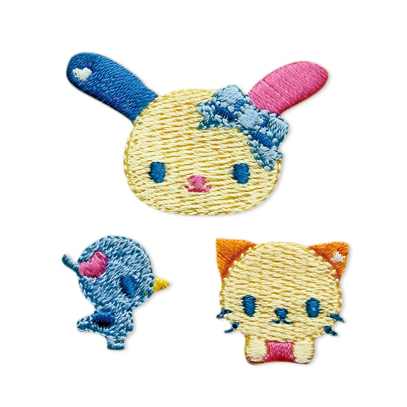 楽天市場】キャラクター 刺しゅう ワッペン ウサハナ （ キャラクター