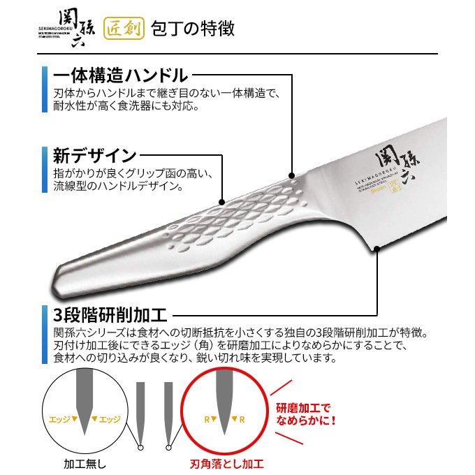 61％以上節約 貝印 KAI 関孫六 匠創 三徳包丁 165mm AB5156 discoversvg.com