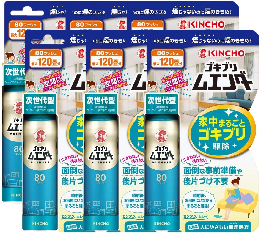 送りとどける料無料 あぶら虫 ムエンダー 家中まるごと あぶら虫追いだし 80うしろ押し×6個書き割り(1665)