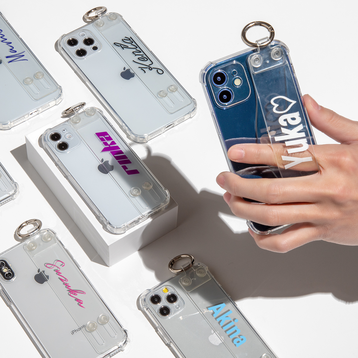 楽天市場 Iphone 12 ケース 韓国 Iphone12pro Iphone12mini Iohone12promax Iphone11 カバー スマホケース Casepholic かわいい おしゃれ 人気 耐衝撃 名入れ 名入れ対応 ベルト付き耐衝撃ケース 名入れスマホケースエックスモール