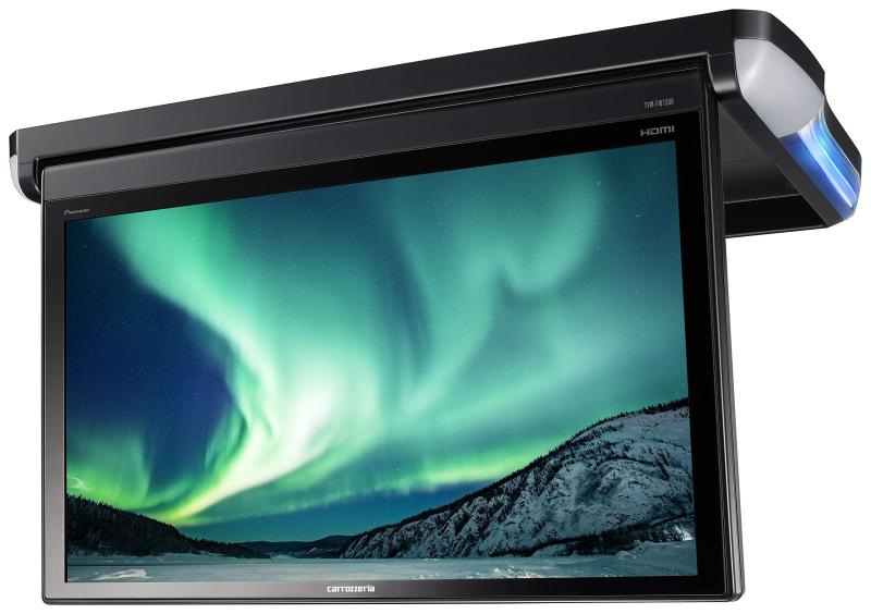 Pioneer フリップダウンモニター TVM-FW1300-B 13.3インチ ブラック フルHD ルームランプあり カロッツェリア