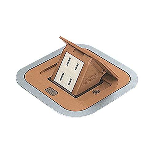 パナソニック(Panasonic) 住宅用F型アップコン角型 2コ口 バーチ 2P 15A 125V DU1300AK｜ぴっぴストア　店
