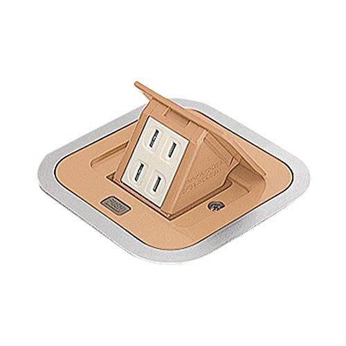 パナソニック(Panasonic) 住宅用F型アップコン角型 2コ口 ナチュラルバーチ 2P 15A 125V DU1300F｜ぴっぴストア　店