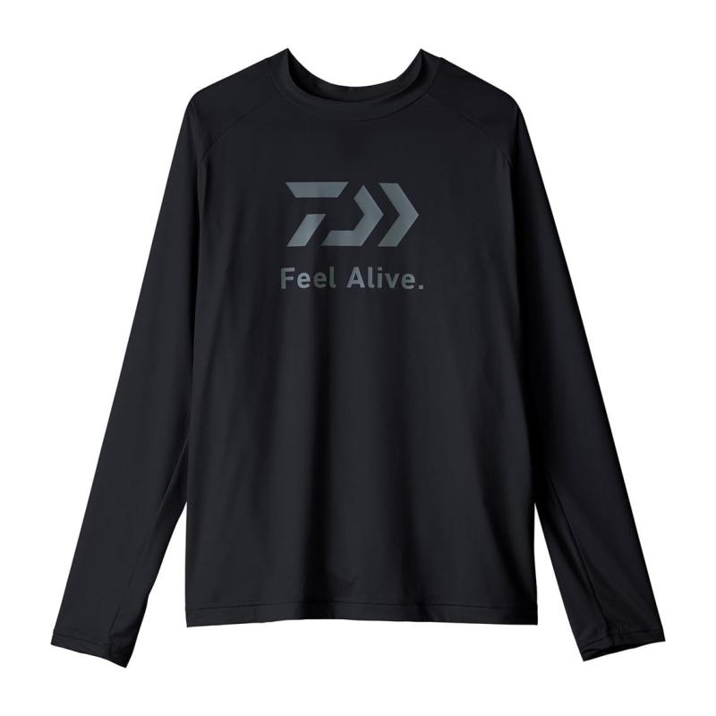 ダイワ(DAIWA) ICEDRY・・ ロングスリーブシャツ DE-6225 ブラック XL