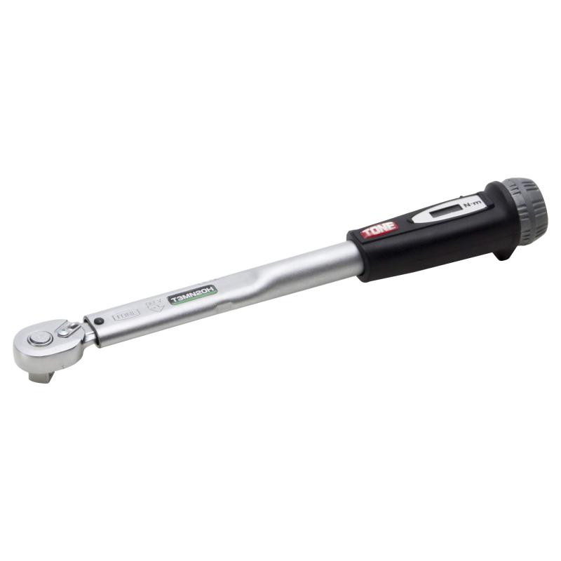トネ(TONE) プレセット形トルクレンチ(ダイレクトセット・ホールドタイプ) T3MN20H 差込角9.5mm(3/8") ブラック 20N・m
