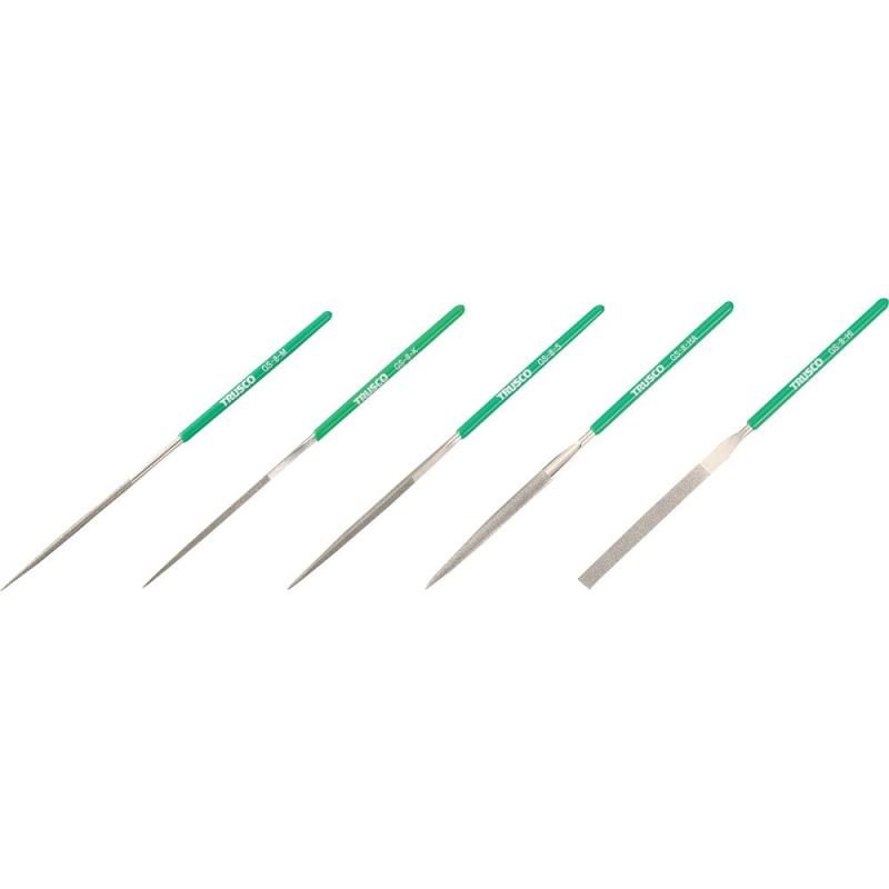 TRUSCO(トラスコ) ダイヤモンドヤスリ 精密用 刃長70mm セット GS-8-SET