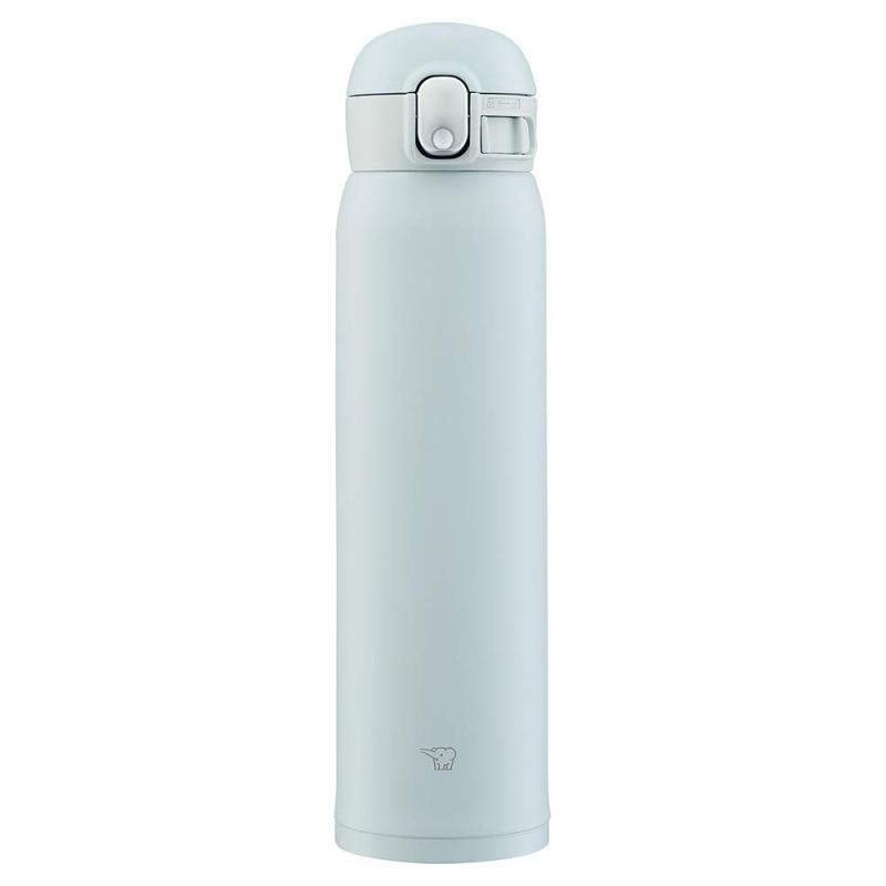 象印 (ZOJIRUSHI) 吸い筒 ワンタッチ ステンレスマグ シームレス 0.60L 内燃機関薄墨色 SM-WA60-HL