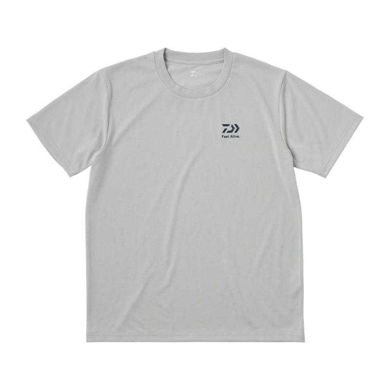 ダイワ(DAIWA) ショートスリーブ スモールロゴTシャツ DE-8625 ライトグレー 2XL
