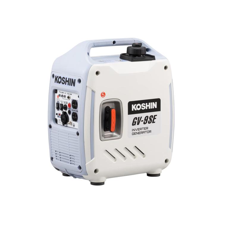 工進(KOSHIN) インバーター 発電機 正弦波 GV-9SE 定格出力 0.9kVA AC-100V 50Hz/60Hz 切替 シガーソケット USB 静音 アウトドア レジャー 防災 備蓄 災蓄 非常用|ぴっぴストア 店