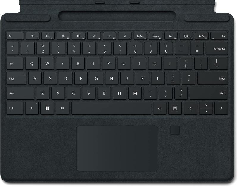 Microsoft Surface Pro 指紋公許検出器付き添い人 Signature 鍵盤 黒いこと