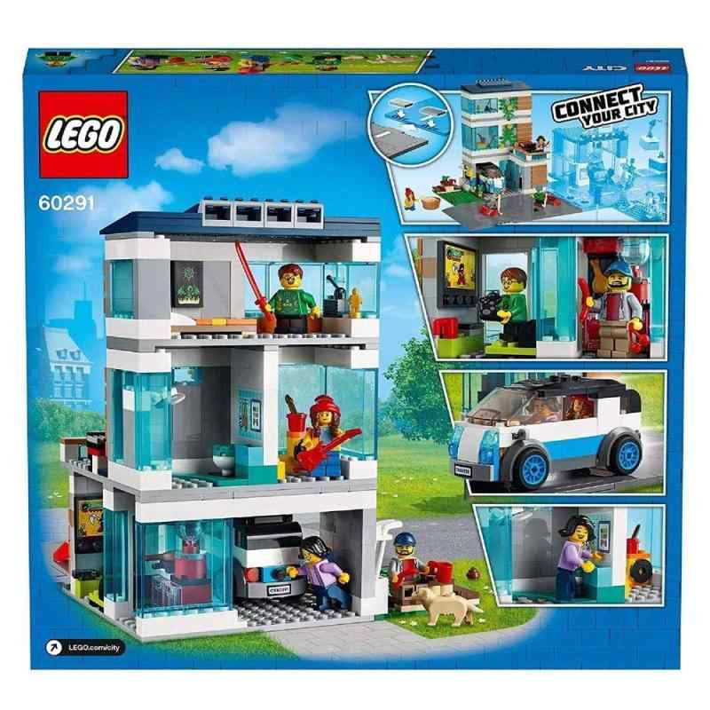 レゴ(LEGO) シティ 今めかしい棲み家 読み込む一皿付 60291 遊び道具 差しつかえる 差し上げ物 家 おうち お坊っちゃん 御姉さん 5歳以上